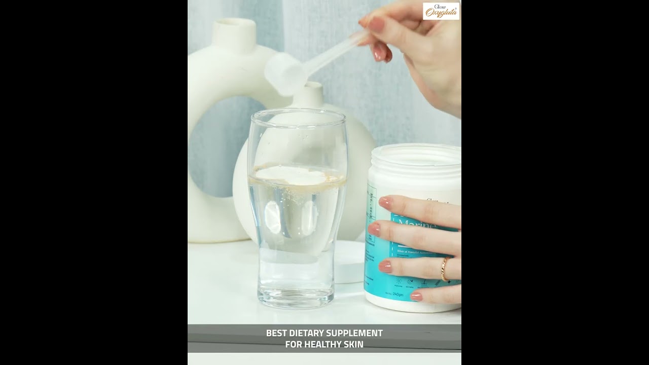 Glow Oxygluta Advance Marine Collagen || Help to grow your skin Internally 