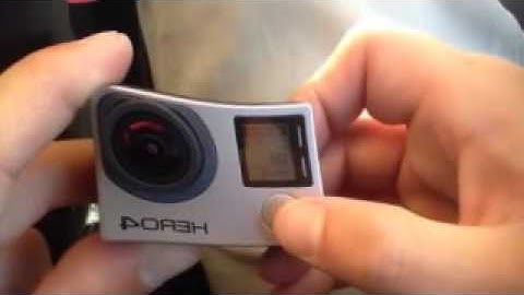 GoPro Hero2 settings menu tutorial edited with iMovie