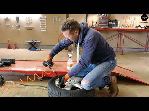 Video: Hoe repareer je een lekke band met slijm?