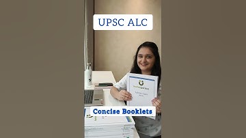 UPSC ALC Booklets