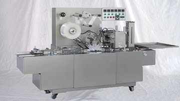 cards boxes small pack wrapping machine automatic 3D cellophane film wrapper equipment 透明膜三維包裝機全自動