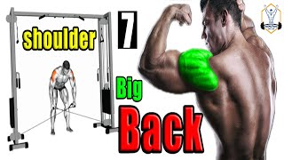 7 تمارين تعمل علي ضخامة الاكتاف الاخلفية | Get Big Shoulders