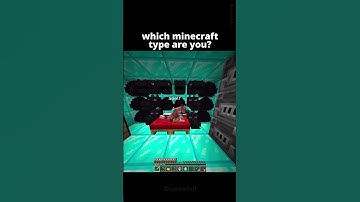 What Type Of Minecraft Player Are YOU? 😏