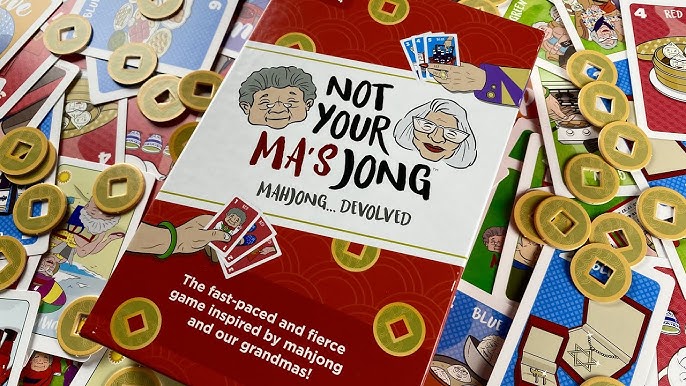 Not Your Ma's Jong, A Fast-Paced Card Game Inspired by Mahjong and