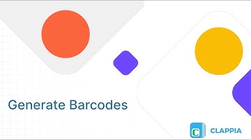 Generate Barcodes from Form Fields ⢸ Clappia App Tutorial ⢸ No-Code Low-Code Platform