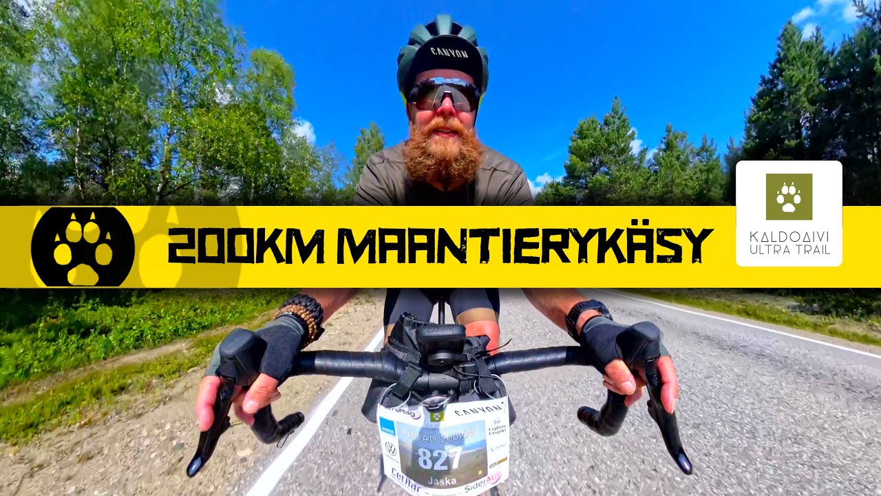 Kaldoaivi Ultra Trail 2024 - 200km maantiepyörälenkki - Utsjoki - Karigasniemi - Utsjoki