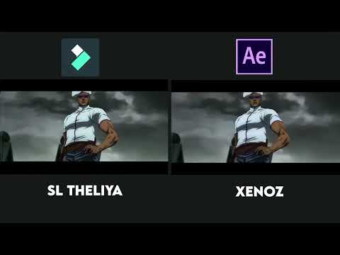 MY FILMORA VS AFTER EFFECTS - JUJUTSU KAISEN 0 - ROCKSTAR | @XenozEdit