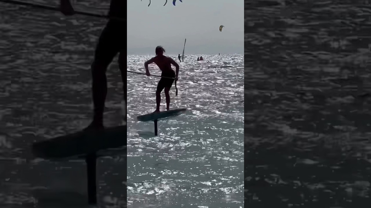 Pumping till there is no end #pumpfoil #downwind