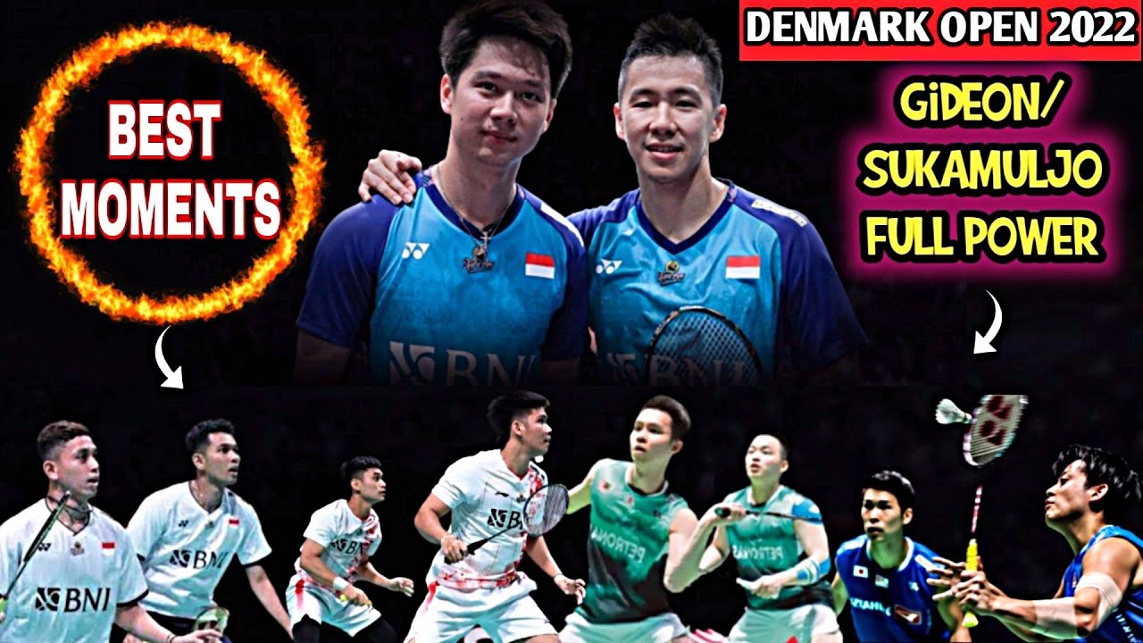 Best Moments Marcus Gideon/Kevin Sukamuljo at Denmark Open 2022 - YouTube