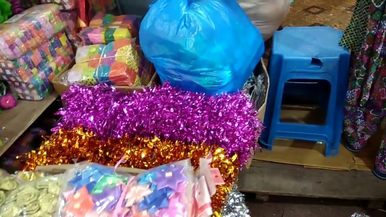 Cheapest Diwali Decoration  items  Sadar  Bazar  Delhi  