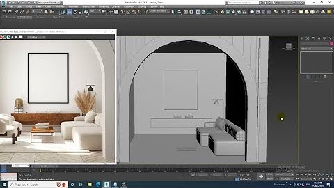 3DsMax Tutorials, Learn 3D Modeling an Interior from Scratch in 3dsmax ( Part 2)