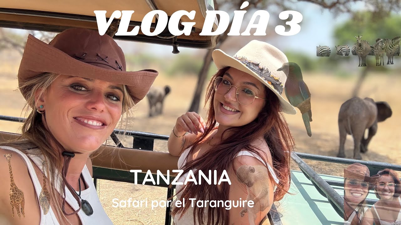 🐘 DÍA 3 EN TANZANIA 🇹🇿PRIMER SAFARI EN TARANGIRE, ELEFANTES, GUEPARDOS Y CAOS 🐆(Viajar sin gluten🌾❌)