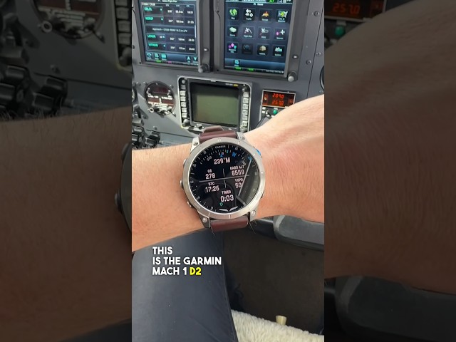 🤩 The Garmin D2 Mach 1 is AWESOME!! Best aviation Smartwatch is here! #garmin #aviation