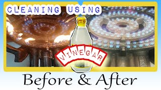 HOW TO CLEAN HEAVYDUTY BURNER ( 2 RINGS, 3 RINGS, 4 RINGS BURNER ) | Cleaning Using Vinegar (Suka)