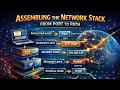 Assembling the Network Stack from Port to Path|Computer Network|Naman Bharti Classes 
