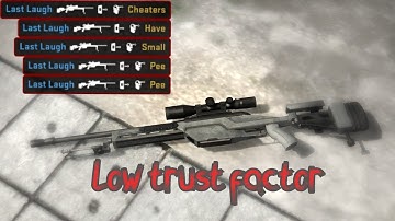 CSGO: Scout only with a low trust factor (Destroying Cheaters)