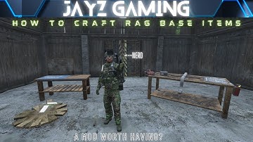 DayZ How To Craft Rag Base Items