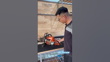 I’ve just finished replacing the crankcase on this Stihl MS250 chainsaw. It was severely damaged.