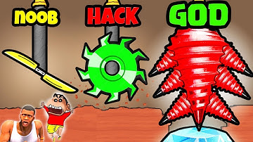 NOOB vs PRO vs HACKER in DRILL and COLLECT with SHINCHAN and CHOP