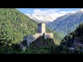 Zil kale  medieval castle surrounded by forests and waterfalls