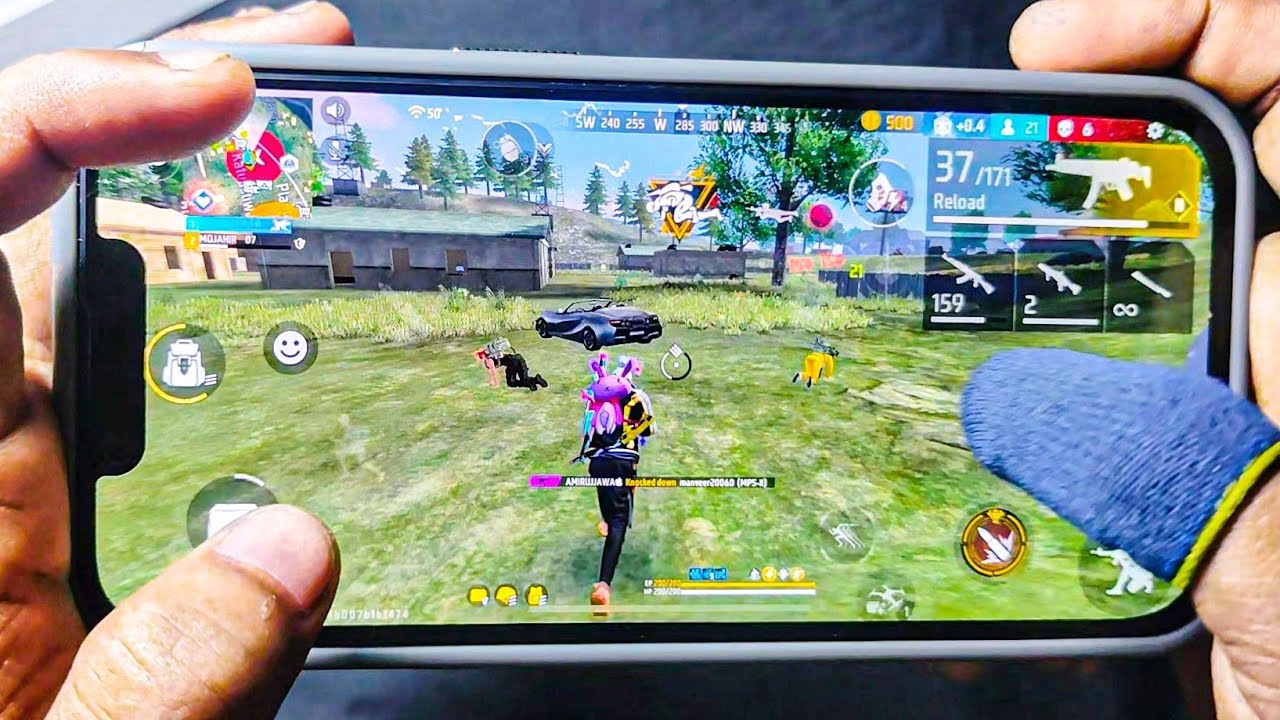 HANDCAM🔥 IPHONE 13 🗿 FREE FIRE BR RANKED INSANE GAMEPLAY 🎮