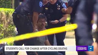 Rice students, cyclists call for safety upgrades for intersection near campus