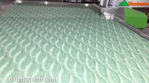 MÁY CNC 1 Đầu Chạy tấm ốp 3D cực đẹp