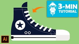 A Shoe  Illustrator Tutorial (Converse  All Star)