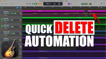 Delete automation in SECONDS in GarageBand