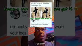 Optical illusion level: Expert 😂 Who else thought those were her legs? #meme #memedaily #fyp