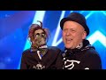 Greg &amp; Mr. Bones sing together (ventriloquist) ★ BRITAINS GOT TALENT 2019 ★ Auditions Week 2