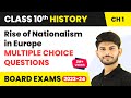 Class 10 History MCQ (Term 1 Exam) | Rise of Nationalism in Europe Class 10 MCQ | History MCQ