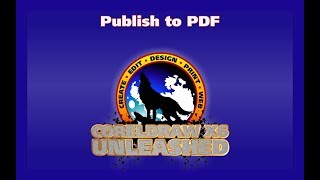 Using Publish to PDF Export Feature of CorelDRAW