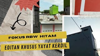 ⭐FOKUS RBW HITAM YG RENDAH SP EDITAN KHUSUS YAYAT KERDIL YG BISA DI PAKAI BERSAING.