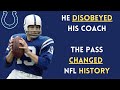 The craziest touc.own of johnny unitas career  colts  patriots 1970