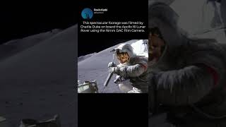 Apollo 15 Lunar Rover captured by Jim Irwin using the 16mm DAC camera