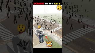 Zombie In My City😲@YippiGaming@HarshTatsuya@TioxPlay#indianbikesdriving3d #gta #shorts
