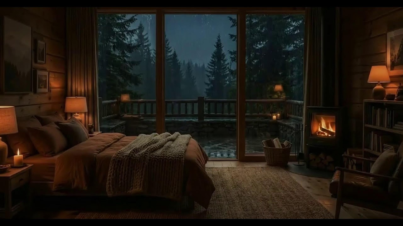 Peaceful Winter Day at Cozy Coffee Shop Ambience ❄Smooth January Jazz Music & Falling Snow to Unwind