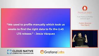 Celebrity PromCon 2023 - From Metrics to Profiles and back again Profile