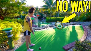 This Can Not Be Worth The Risk! - Mini Golf Hole In One and More!
