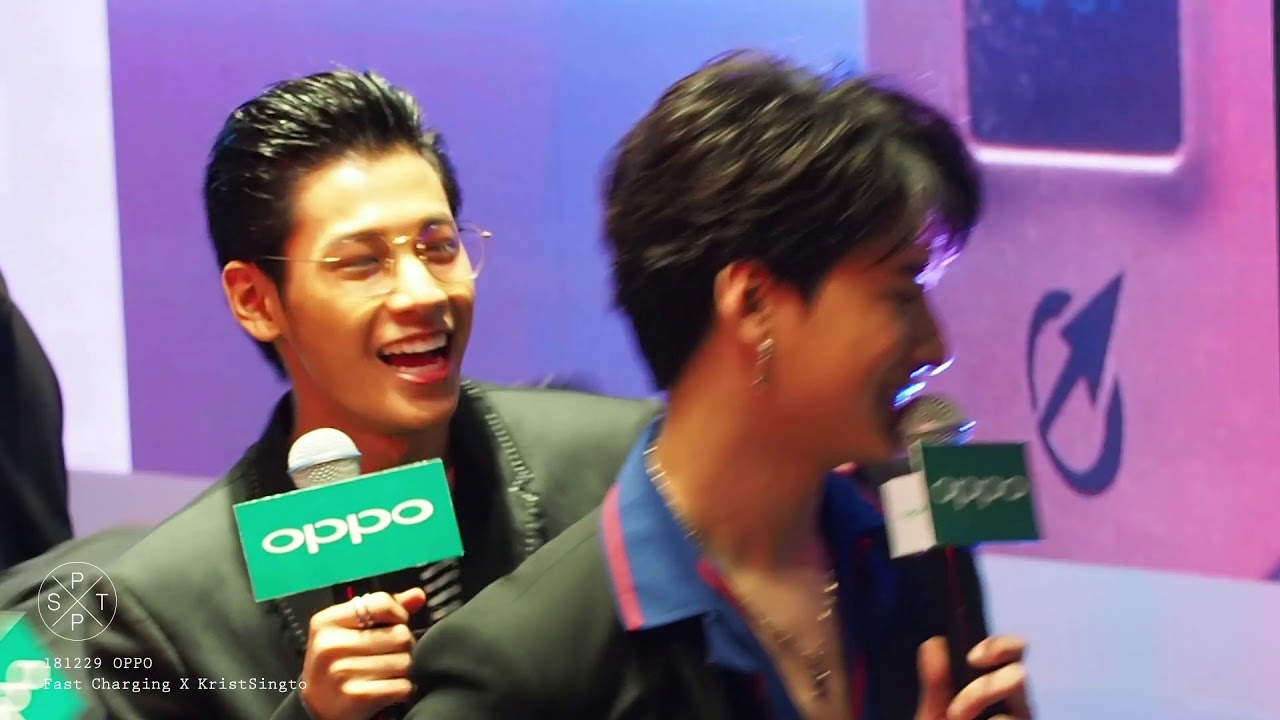 [ENG SUB][CN SUB] 181229 OPPO Fast Charging X Krist Singto [ถ่ายมาเป็นช่วงๆ มาต่อกันนะคะ]