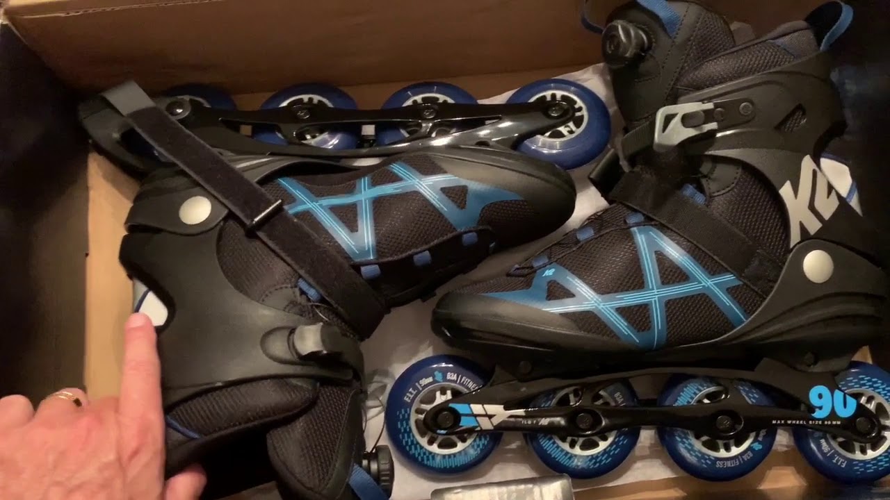 **BONUS** K2 FIT 90 “BOA” Inline Skates UNBOXING Rollerblades Rollerskates