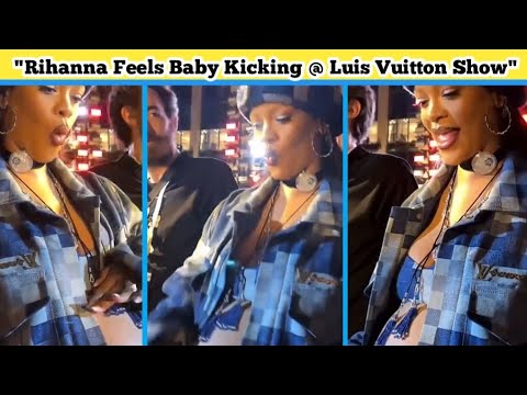 🔥🔥🔥 Rihanna Feels Her Baby 🍼 Kicking Inside Her Stomach 💞