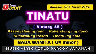 TINATU - Karaoke Nada WANITA / CEWEK ( Bintang SE ) Koplo Pargoy Jaranan FEMALE KEY