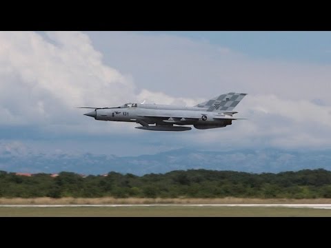 EPIC! DUAL MiG-21 TAKEOFF & LOW PASS!
