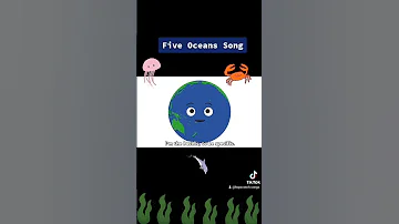 Five Ocean Song For Kids Subscribe For More Songs 