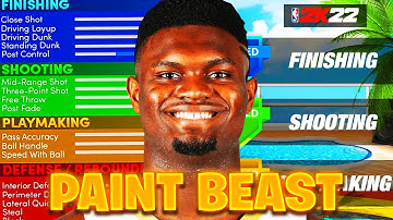 BEST PLAYMAKING PAINT BEAST BUILD IN NBA 2K22! BEST POWER FORWARD BUILD IN 2K22 CURRENT GEN!
