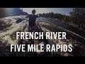 Five Mile Rapids, French River - High Water In Late Summer