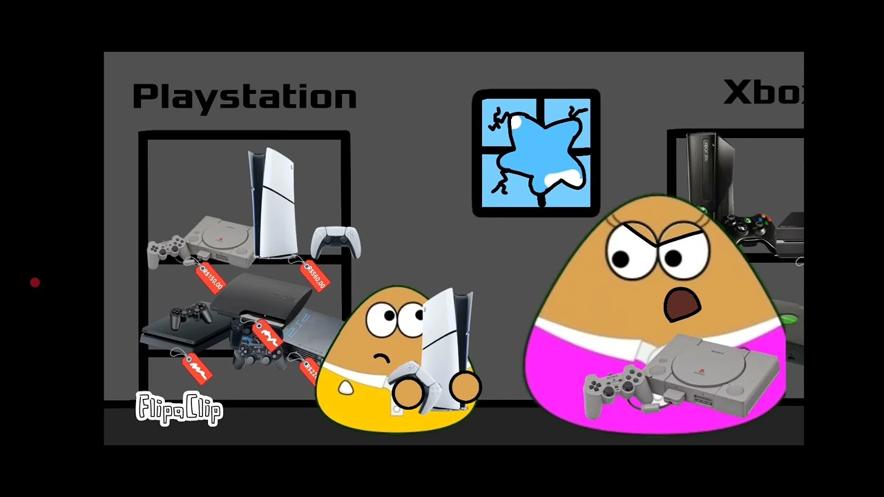 O Pou Fez Birra Na Loja De Videogames