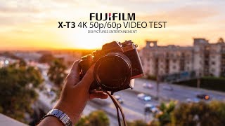 Fujifilm XT3 X-T3 4K 60p Video Test Part 2 (Shot it in Los Angeles)
